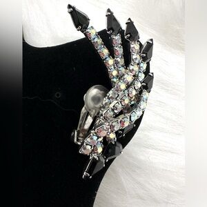 Colorful Rhinestone Statement Ear Cuff
